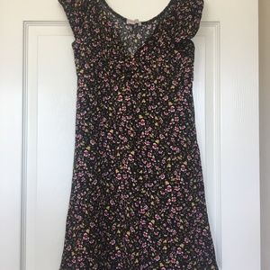 Tiny floral print mini dress